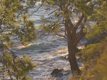 Вечерняя бухта Турция Вечерняя бухта Турция