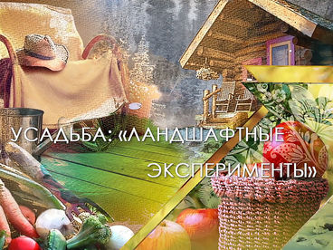 Ландшафтные эксперименты Ландшафтные эксперименты