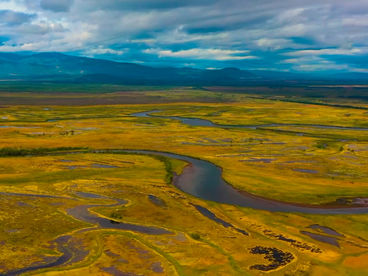 Дельта реки Авача Камчатка