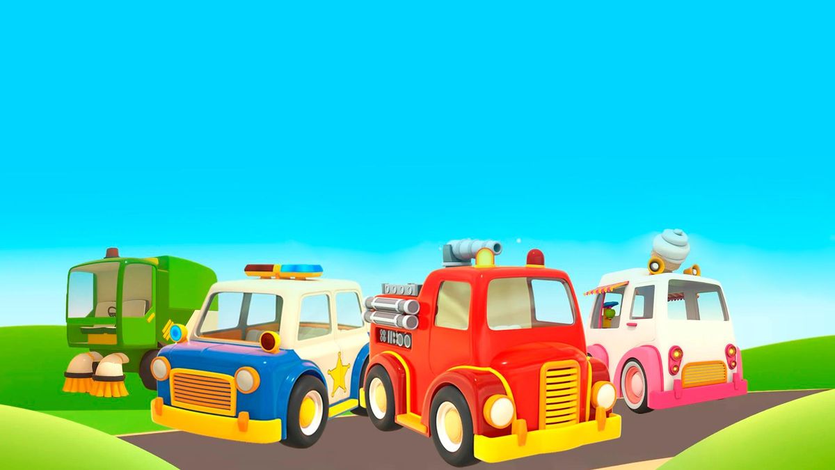 Красная машинка ищет друзей