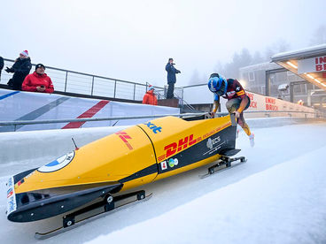 Бобслей. Кубок мира. Четверки. Мужчины. 1-я попытка. Трансляция из Норвегии Бобслей. Кубок мира. Четверки. Мужчины. 1-я попытка. Трансляция из Норвегии