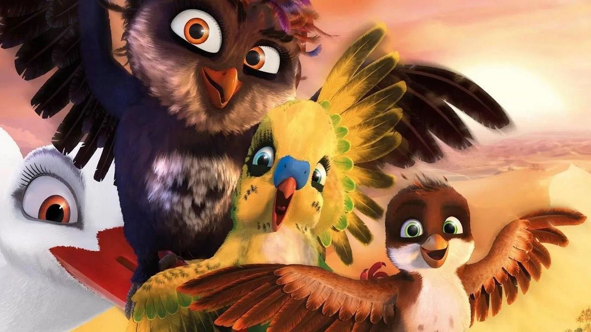 Трио в перьях