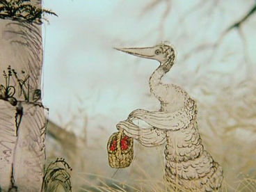 Цапля и журавль