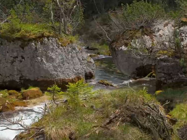 Водопад Сбарко Де Фанес Водопад Сбарко Де Фанес