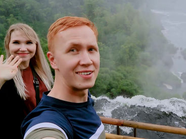 Водопады Игуасу - Докатились. Катя и Булат Водопады Игуасу - Докатились. Катя и Булат