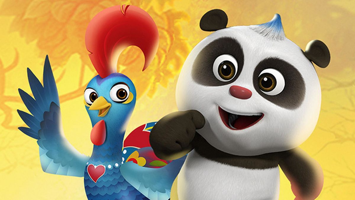 Панда и петушок Лука