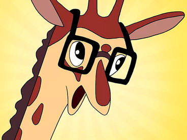 Жирафа и очки