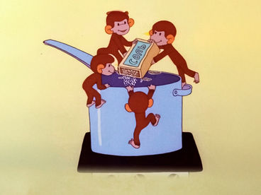 Как обезьянки обедали