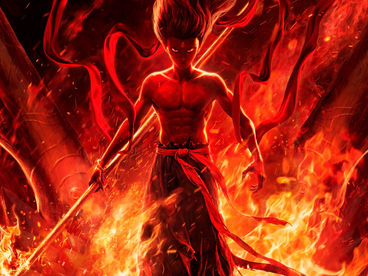 Нэчжа побеждает Царя драконов