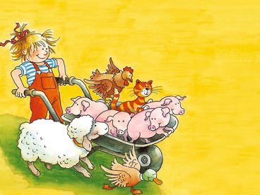 Конни на ферме