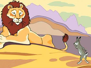 Лев и заяц Лев и заяц