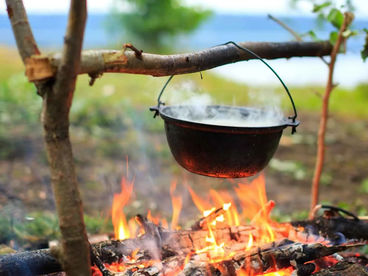 На природе вкуснее