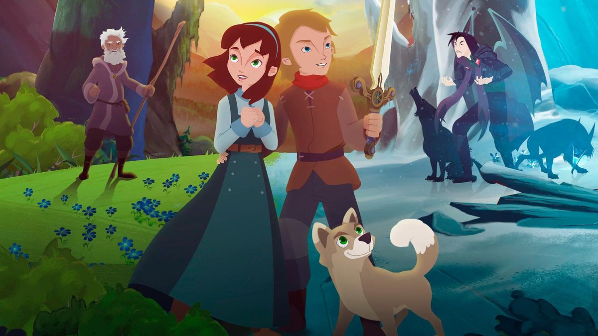 Ледяной дракон, или Легенда о синих цветах